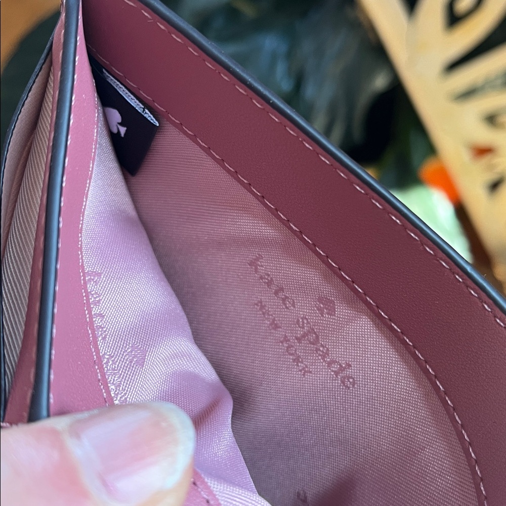 Kate Spade Lena Pomegranate Leather Medium Bifold Wallet 🌷 - Picture 7 of 7
